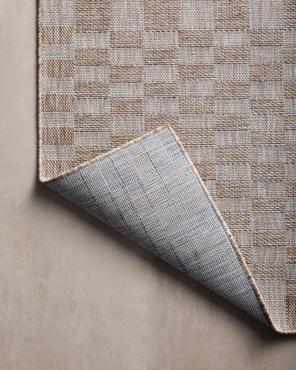 Loloi Amber Lewis Topanga Collection TOP-03 Natural/Dove 6'-7" x 9'-4" Indoor/Outdoor Area Rug