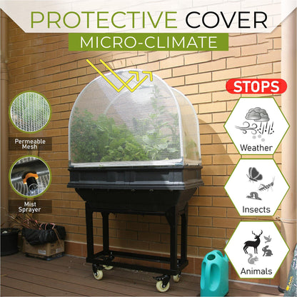 Vegepod - Raised Garden Bed - Self Watering Container Garden Kit with Protective Cover, Easily Elevated to Waist Height, 5 Years Warranty (Small)