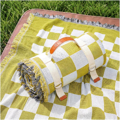 2 in 1 Extra Large Camping Blanket Outdoor Picnic Yoga Mat Lightweight Car Essential Roadtrip Gadget Rv Accessories Glamping Tent Gear Must Haves Hiking Stuff Backpacking Necessities Women Beach Gift