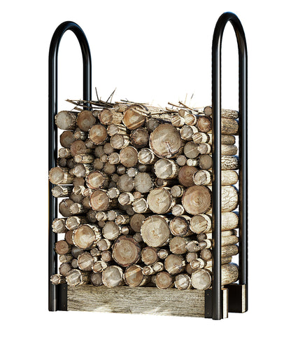 Fire Beauty Firewood Rack Log Holder,Log Storage Holder,Storage Rack,Firewood Stacker for Fireplace Indoor Outdoor(Adjustable)