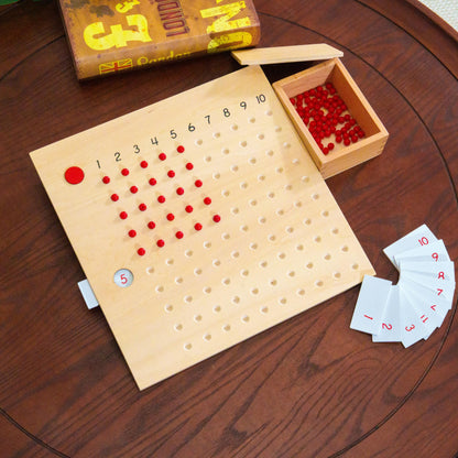 Premium Montessori Math Kit 3| Complete 12-in-1 Curriculum Set for Ages 3-12 | Stamp Game, Bead Boards, Snake Games, Clock & More | Homeschool & Classroom Materials | 12.2 kg/27lbs (Math Series Kit 3)