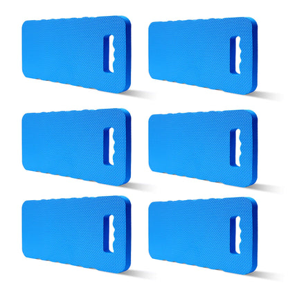 Gardzen 6-Pack Garden Kneeling Cushions - For Gardening, Baby Bath, Yoga, Pilates, Exercise, 16"x8"x1", Blue
