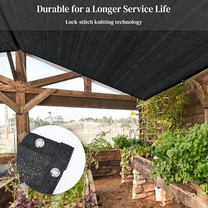 Winpull Garden 50% Shade Cloth, 14 x 20 FT Sun Shade Mesh Tarp with Reinforced Grommets, Durable HDPE Material Outdoor Shade Cloth for Plants, Greenhouse, Pergola and Backyard Patio Sunshade