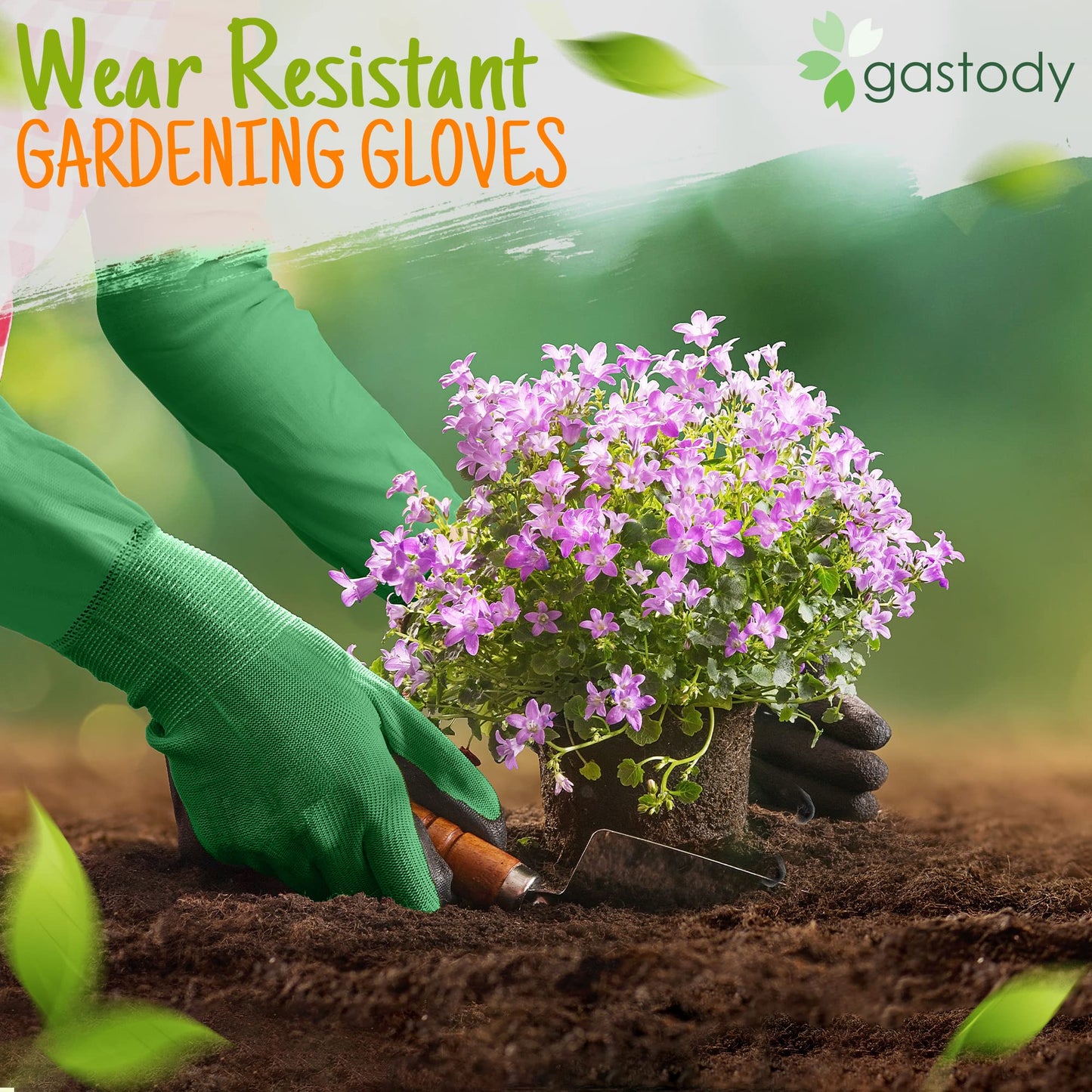 Gastody™ Long Gardening Gloves Women and Men S - Long Sleeve Garden Gloves Multipurpose Heavy Duty Outdoor and Indoor - Long Cuff Garden Gloves - Thorn Resistant Protective Work Rose Pruning Gloves