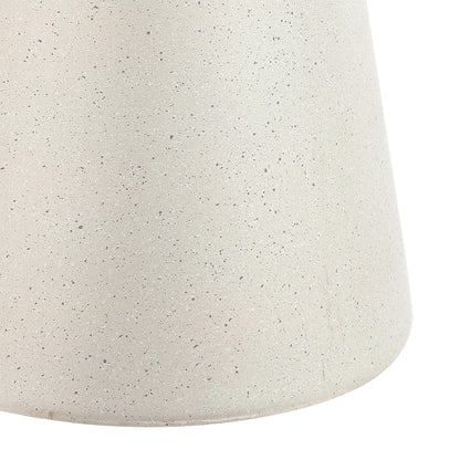 JONATHAN Y TBL1108D Hollie 18" Minimalist Modern Drum Indoor/Outdoor Accent Table Pedestal Contemporary, Mid-Century, Art Deco,Bohemian, Patio, Garden, Bathroom, Living Room, Cream Terrazzo Finish