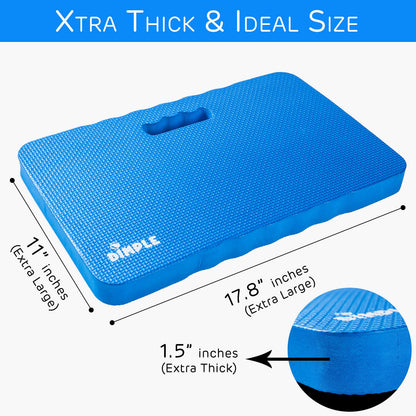 Dimple Kneeling Pad, High Density Thick Foam Comfort Kneeling Mats for Gardening, Yoga Exercise, Garden Cushions, Knee Pads Blue