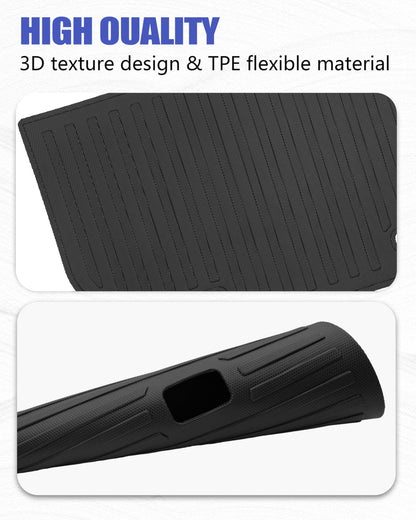 ZQULOYO Cargo Liners Backrest Mat for Land Rover Ranger Rover Sport Accessories 2014-2022 with Hook&Loop Rear Trunk Mat Rear Seat Back Cover Protector All Weather Anti-Slip Split Dog Liner 3 PCS