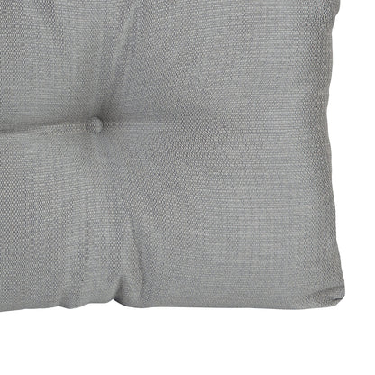 Klear Vu The Gripper Non-Slip Tufted Bench Cushion for Indoor Furniture, Assembled in USA, Entryway Storage, Bay Window, Corner Nook or Piano Seat, 35 Inches, Solid Gray