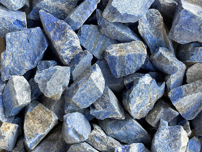 GAF TREASURES Wholesale Raw Lapis Lazuli Crystals, Natural Lapis Lazuli Stone, Natural Rough Lapis Lazuli Crystals, Lapis Lazuli Rough, Lapis Lazuli Healing Crystals (Lapis Lazuli, 0.5 Pound)