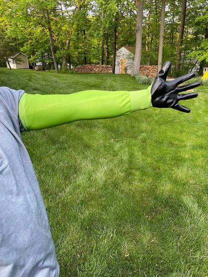CHARGUY Long Sleeve Gardening Gloves, Protection Flexible Sleeves, No-Slip Grip Strong Durable Garden Gloves, Extended Cuff Women Men Outdoor/Indoor, 1 Pair