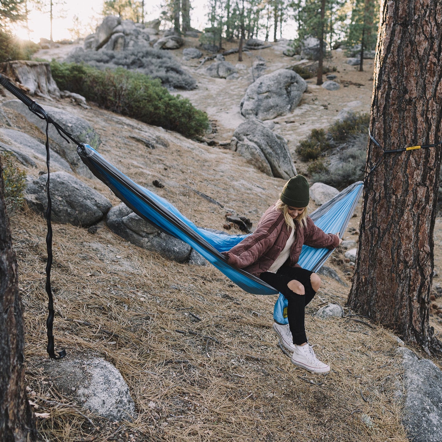 Wise Owl Outfitters Hammock Straps for Trees – 10ft Heavy-Duty Tree Hanging Kit with Carabiners, 38 Loops & Hooks – Essential Hammock Accessories for Camping