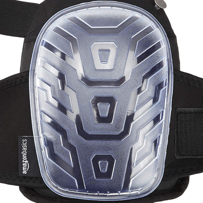 Amazon Basics Professional Gel Cushion Knee Pads - 1 Pair, Clear
