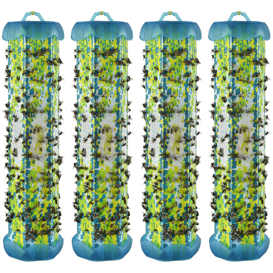 RESCUE! Non-Toxic TrapStik for Flies – Indoor Hanging Fly Trap - 4 Pack