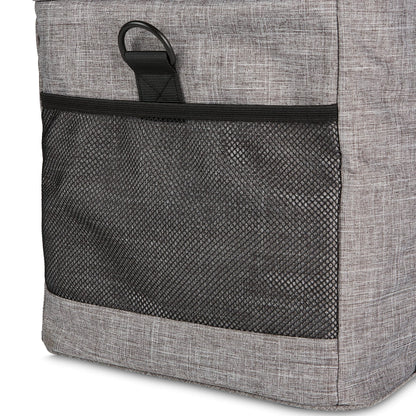 Amazon Basics Soft Insulated Leak-Proof Cooler Bag, Reusable, Portable, Keeps Cold, 50 Can Capacity, Gray
