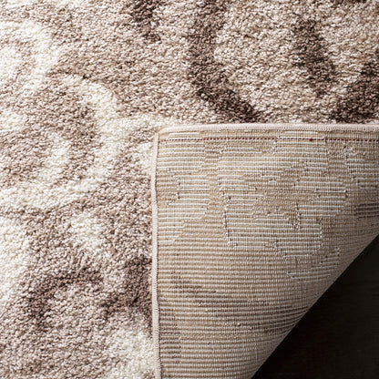 SAFAVIEH Florida Shag Collection Accent Rug - 3'3" x 5'3", Beige & Cream, Non-Shedding & Easy Care, 1.2-inch Thick Ideal for High Traffic Areas in Foyer, Living Room, Bedroom (SG457-1311)
