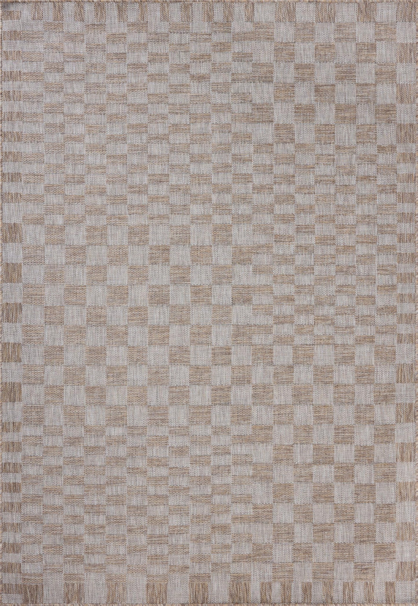 Loloi Amber Lewis Topanga Collection TOP-03 Natural/Dove 6'-7" x 9'-4" Indoor/Outdoor Area Rug