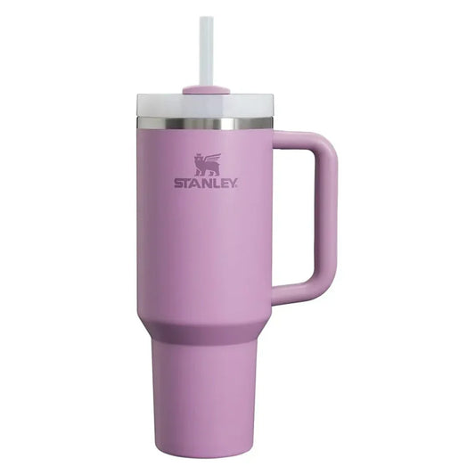 Purple Stanley 40oz Stainless Steel Vacuum Insulated Tumbler with Handle & Straw