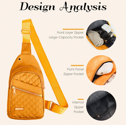 2026 Quilted Waist Crossbody Bag