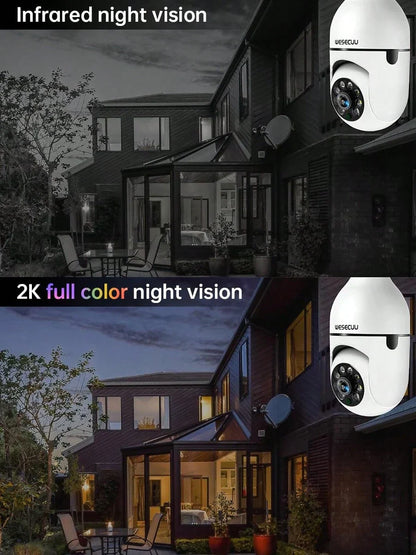 WESECUU 2K Light Bulb Camera