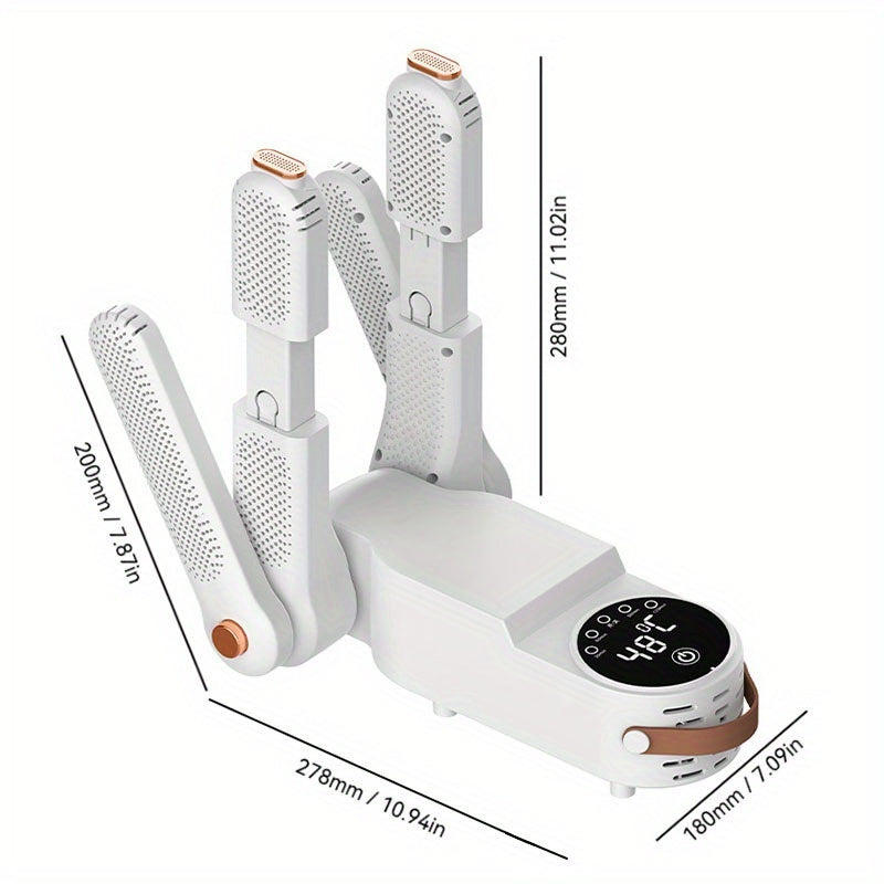 1pc Shoe Dryer, Portable Shoe Dryer, Dehumidifying And Deodorizing Dual-Arm Shoe Dryer, Foldable Adjustable Angle Dryer, Simple Storage, Perfect Solution to Wet Shoes, Suitable for Families, Dormitories And Hotels., Shoe Dryer Portable