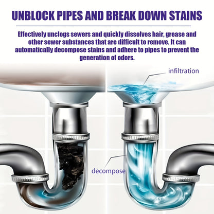 Powerful Duct Unclogger, Powerful Duct Cleaner, Quick Kitchen Toilet Duct Cleaning Tool, All Round Powerful Cleaning Tool for Home Use