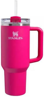 Hot Pink Stanley Quencher Stainless Steel Vacuum Insulated Tumbler with Handle & Straw