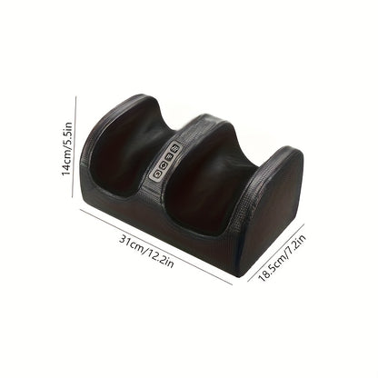 Nuvrek Foot Massager, Perfect for Athletes Foot Muscle Relaxation with Compression Heating, Promotes Blood Circulation, Father's Day Gift Mother's Day Gift, Black